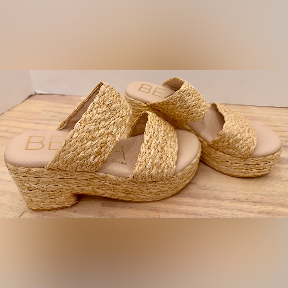 Matisse Natural Woven Espadrille Sandals